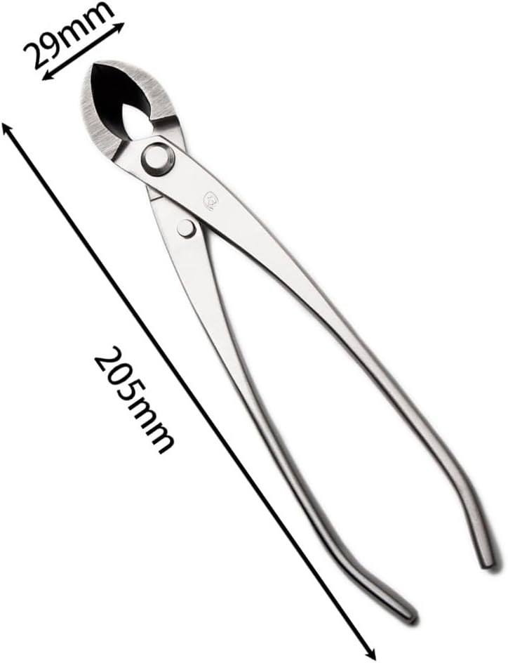 tianbonsai Bonsai Tools 205 Mm Round Edge Cutter Multifunctional Bonsai Cutter With Both Straight Edge And Round Edge
