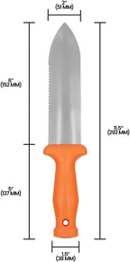 Zenport K245 ZenBori Soil Knife with 6-Inch Stainless Steel Serrated Blade