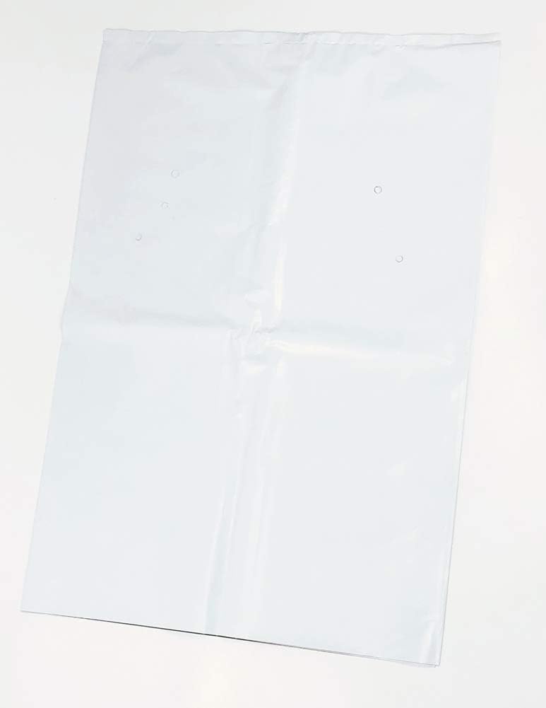 HORTIPOTS 30 Gallon Black White Poly Grow Bag Large Thick Plastic Transplanter Bags (10 Pieces per Pack)