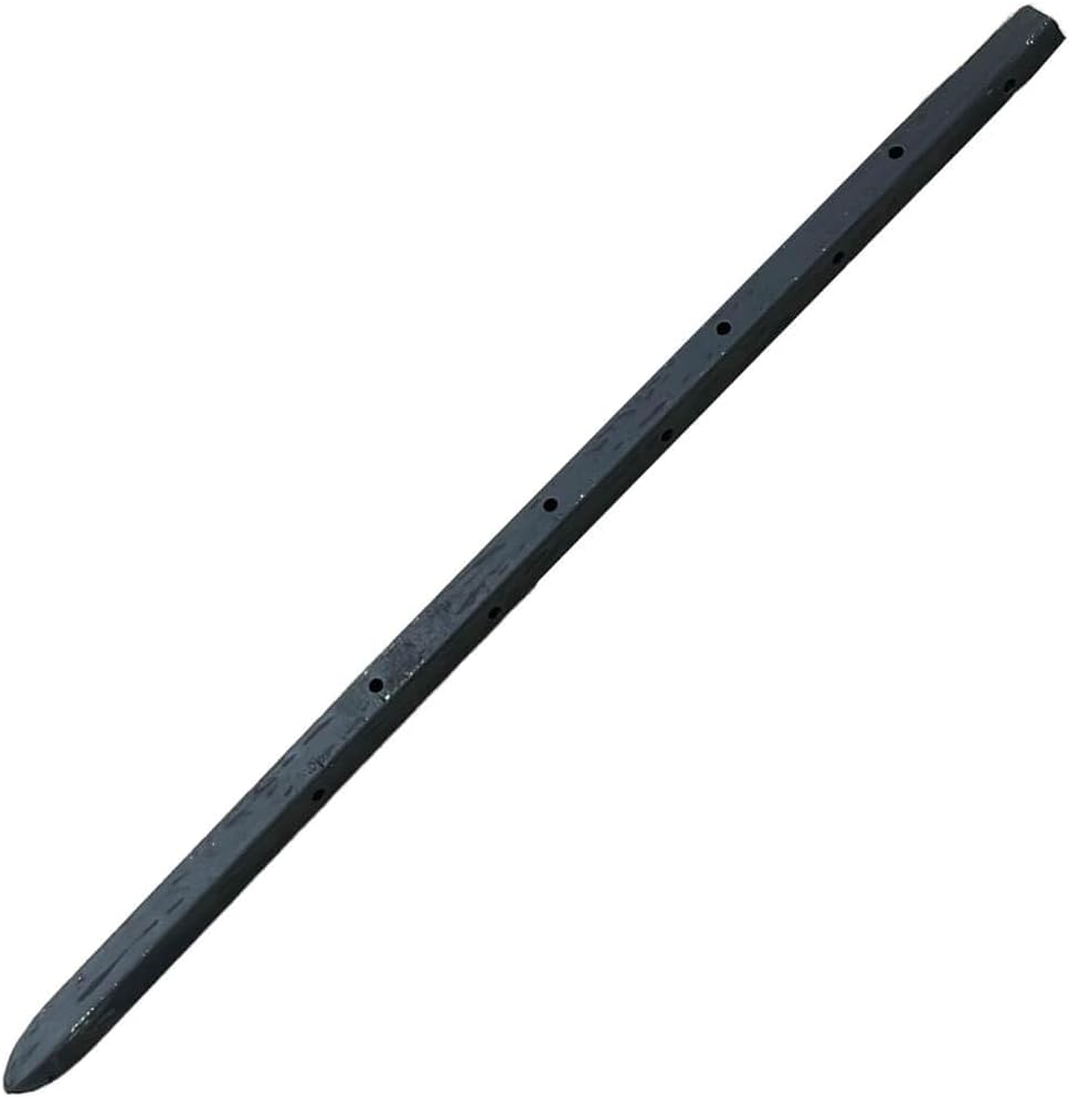 Sandbaggy 18" Square Steel Concrete Form Stakes with Nail Holes - 5/8" Wide - Rust Resistant - Removable/Reusable - Construction Grade Rebar Pins (Square Nail Stakes, 90, Count)