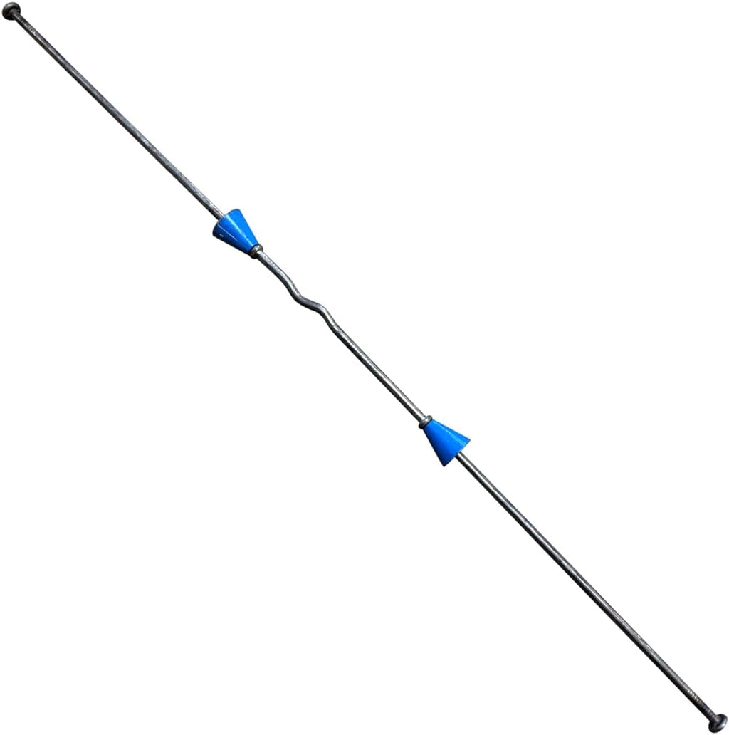 8" Standard Snap Ties for Concrete Forms - 1" Plastic Cones, Integral Heads - 2:1 Safety Factor, 2,250 lbs Working Load - Construction Grade 4 Gauge Steel (Long End - 8.25", 400)