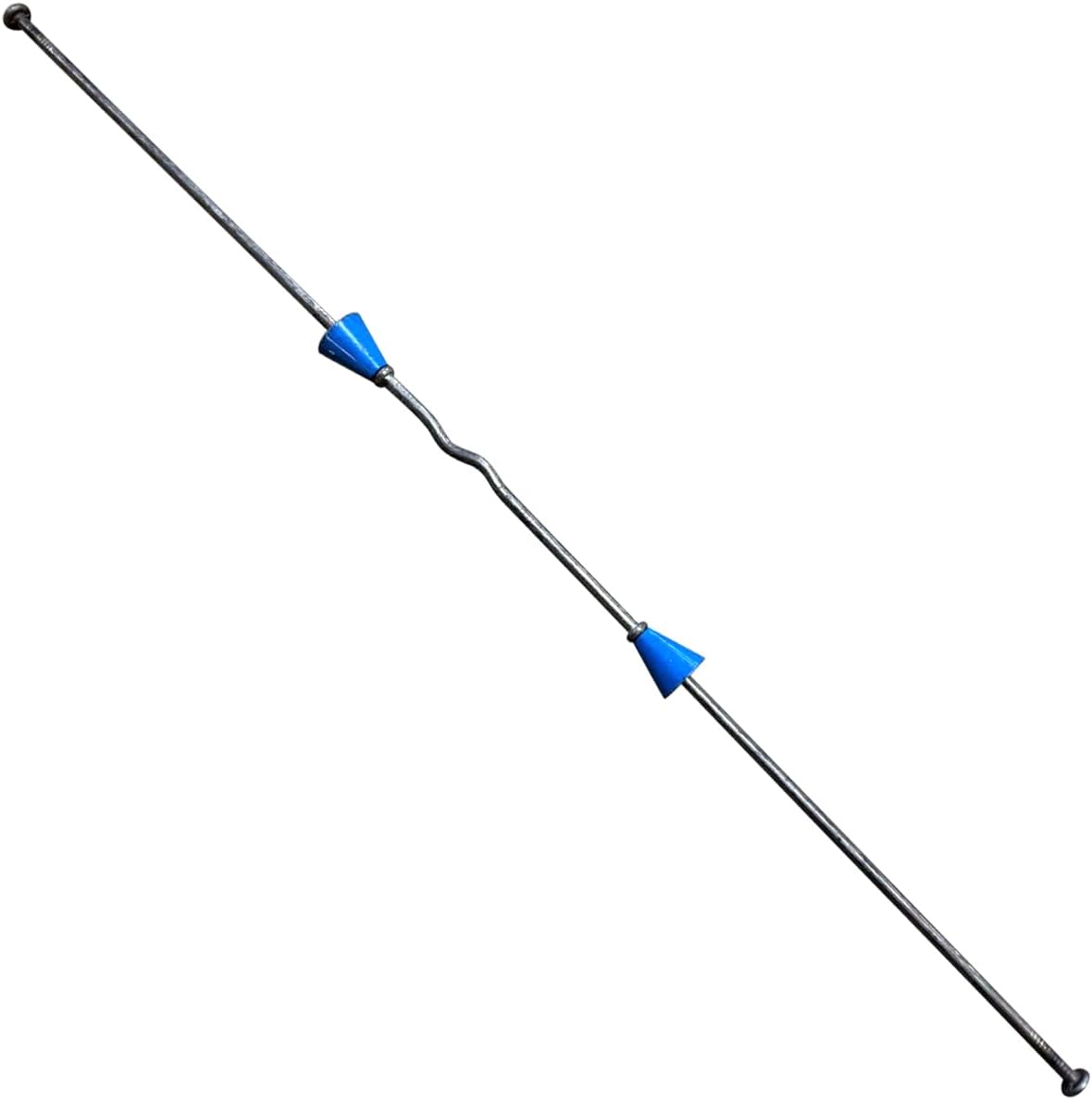 8" Standard Snap Ties for Concrete Forms - 1" Plastic Cones, Integral Heads - 2:1 Safety Factor, 2,250 lbs Working Load - Construction Grade 4 Gauge Steel (Long End - 8.25", 1500)