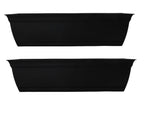 The HC Companies Eclipse Window Planter Box, 24 Inch, Black, 2-Pack
