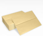 LUXPaper A7 Invitation Envelopes | Peel & Press | 5 1/4" x 7 1/4" | Blonde Metallic | 80lb. Text | 250 Qty