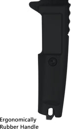 JXE JXO Hatchet, 9.8" Full Tang Camping Axe, Ergonomic Rubber Handle, with Durable Nylon Sheath for Bushcraft and Camping