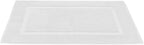 DAN RIVER Classic Bath Mat - White, 100% Ring Spun Cotton, Pack of 2, 21x34 inches, 800 GSM, Non-Slip, Absorbent, Quick Drying, Machine Washable Bathroom Floor Mats for Shower, Kitchen & Bath