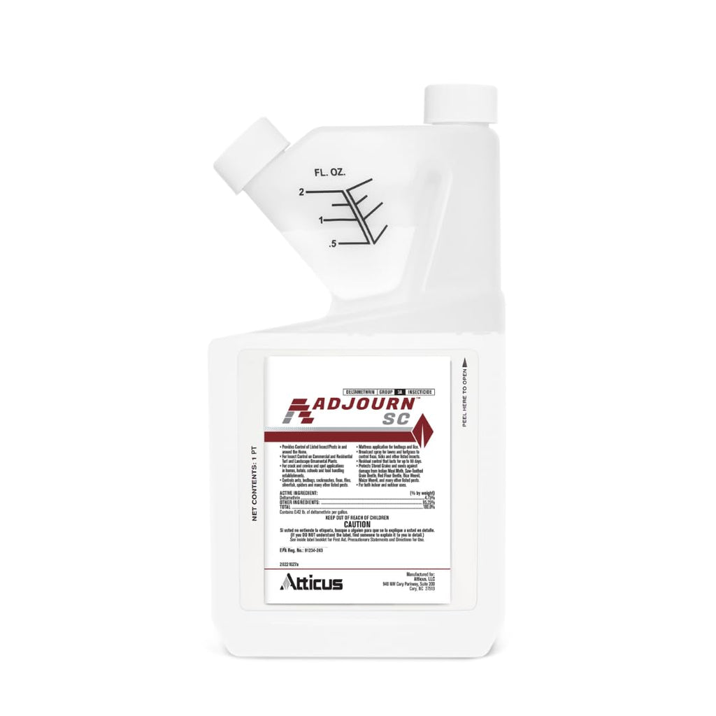 Atticus Adjourn SC Insecticide Concentrate (16 Ounce) - Deltamethrin 4.75% - Indoor and Outdoor Insect Control - Spiders, Ants, Bedbugs, Fleas, Ticks, Wasps, Lice, and More
