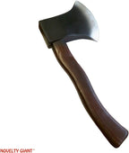 12" High Density Foam Hand Axe Viking Barbarian Theater Prop Brown