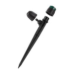 40Pcs Drip Irrigation Emitters Sprayers for 1/4" Tubing, Adjustable 360 Degree Water Flow Sprayers on 5.5" Arrow Stake for Garden Irrigation Watering System