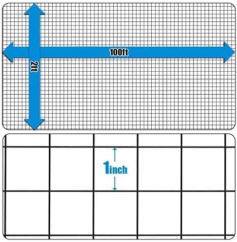 Fencer Wire Hardware Cloth with 1-Inch Grid, 16 Gauge Black Vinyl Coated Welded Fence Mesh Roll for Home and Garden Fence and Pet Enclosures Protect (24 Inch x 100 ft.)