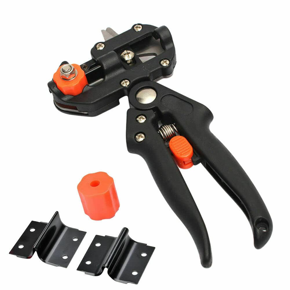 2 in 1 Grafting Tool Pruner Kit Gardening Pruning Tool for Fruit Tree Grafting Branch Trimming Cutting