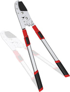GARTOL Heavy-Duty Extendable Loppers, 28"-41" Telescopic Tree Trimmer, Double Ratcheting Branch Cutter, Anvil Lopper for Thick Branches, Cuts 2" Dry Wood