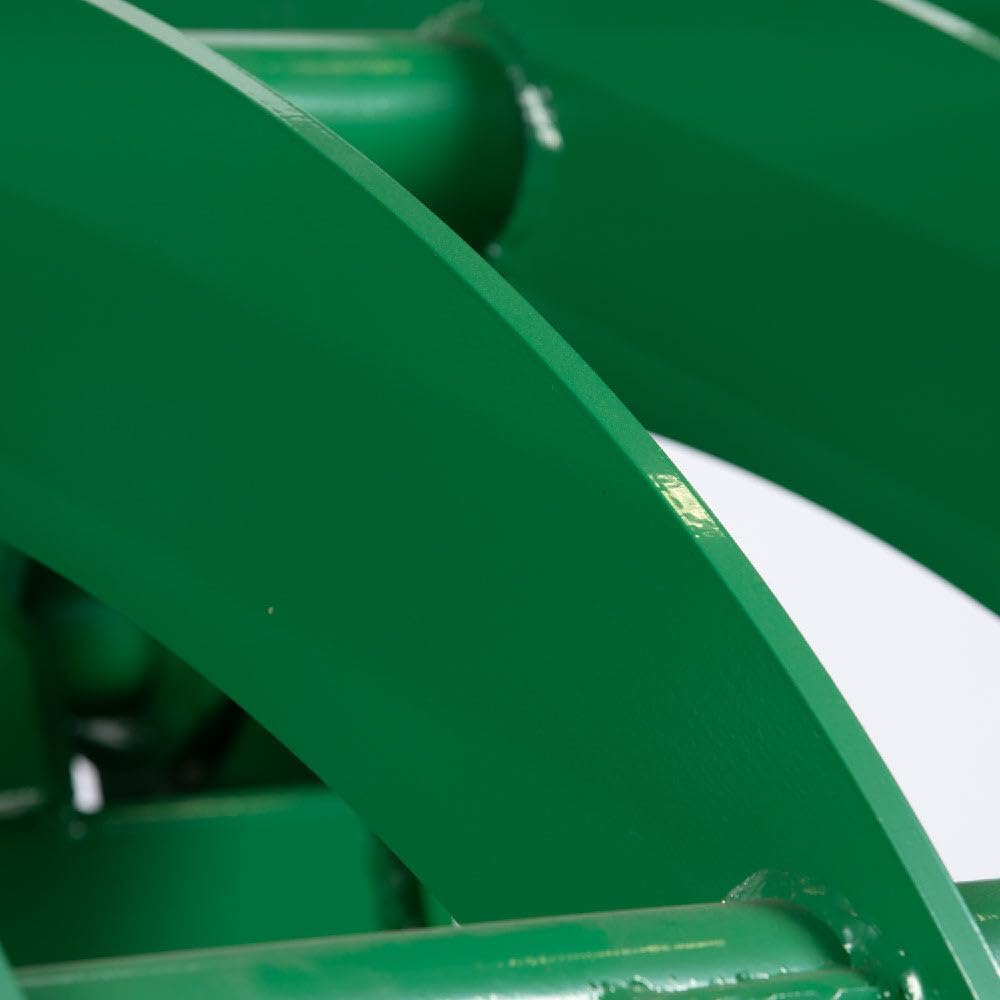 Titan Attachments Extreme Root Grapple Rake Attachment, Global Euro Connection, Heavy-Duty Rake Attachment, Twin 3,000 PSI Cylinders, Replaceable Forged Steel Teeth