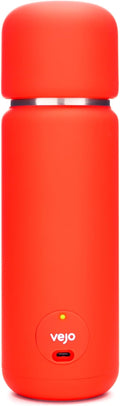 Vejo Personal Blender Powder-Powered Blending System | No Shaking | No Clumps | No Prep | Easy One-Button Design | USB Rechargeable Blender | Red