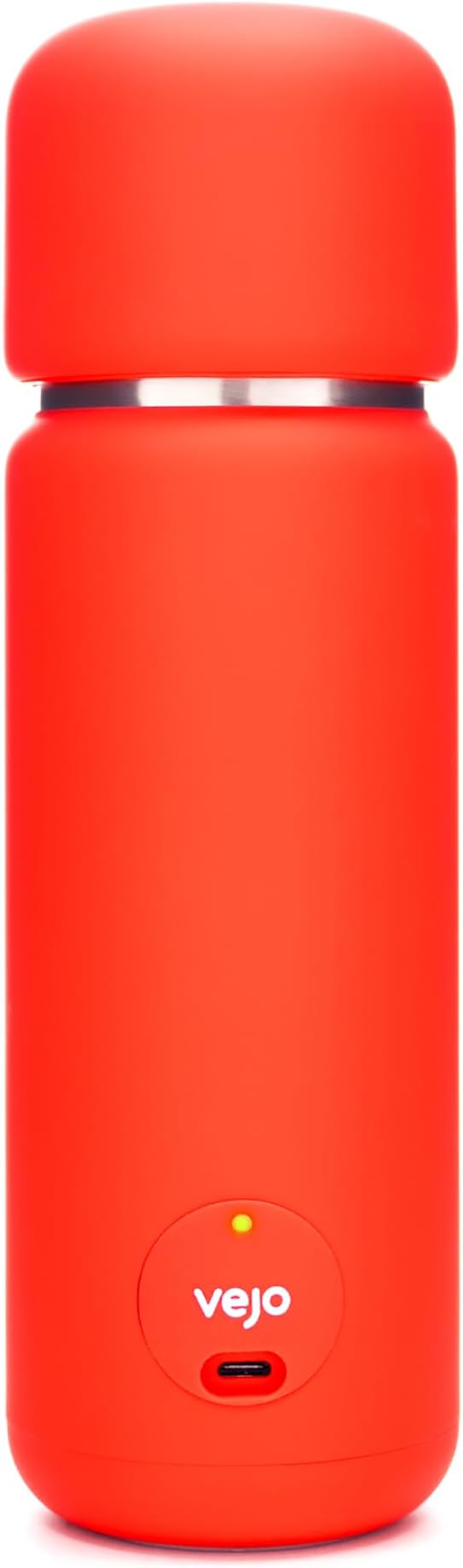 Vejo Personal Blender Powder-Powered Blending System | No Shaking | No Clumps | No Prep | Easy One-Button Design | USB Rechargeable Blender | Red