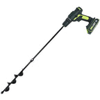 Auger Post Hole Digger 3" Wide 32" Deep - Earth Auger - Trench Digger - Hole Digger Tool for Fence Posts - Electric Post Hole Digger Handles