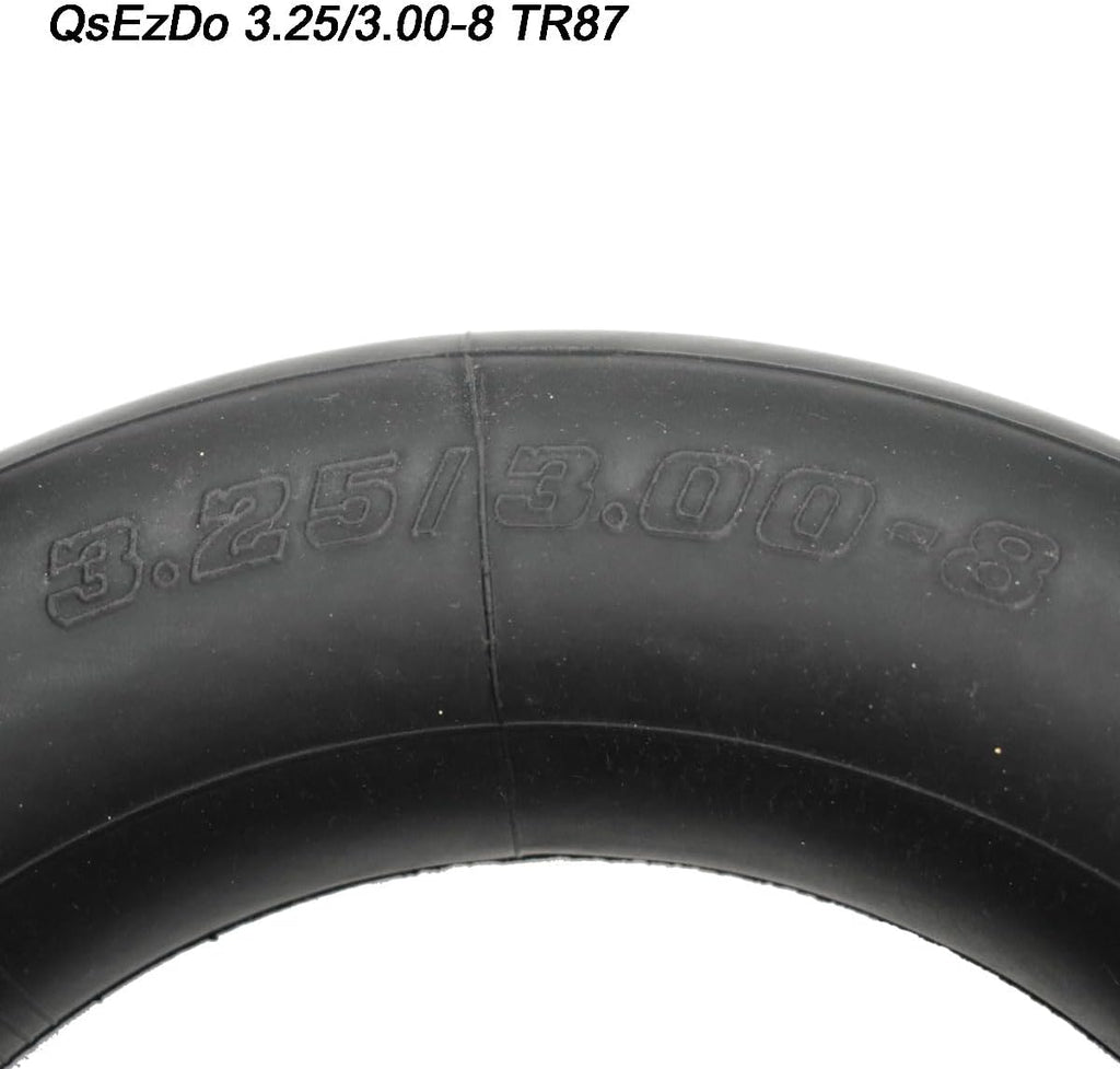 3.25/3.00-8 Inner Tube, with TR87 Bent Valve Stem, work for Wheelbarrow Barrow Sack Truck Trolley Spare Wheel,and more. (3.25/3.00-8 TR87)