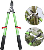 GARDENWORK Loppers for Tree Trimmer,Heavy Duty Branch Cutter,17-23"Extendable Garden Loppers with SK5 High Carbon Steel Blade,Chops Thick Branch Ease with 1.6" Diameter Cut Capacity