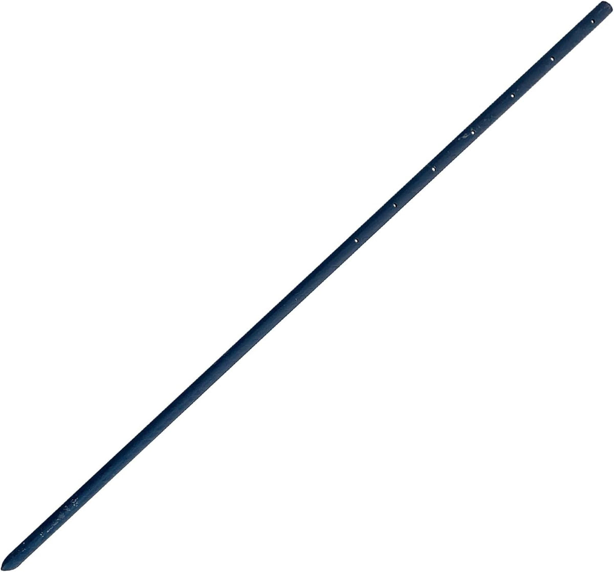 Sandbaggy Round Steel Concrete Form Stakes with Nail Holes - Rust Resistant Coating - Removable, Reusable (5, 3/4 in X 48 in)