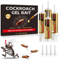 4 Tubes Cockroach Gel Bait, Powerful Roach Repellent Bait Trap Infestation Solution Indoor for Home, Ready-to-Use Cockroach Deterrent for Kitchen Home RV