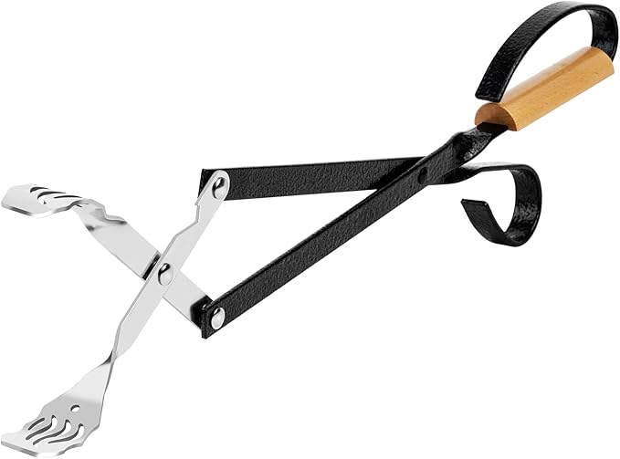 Skyflame Extra Long 20-inch Stainless Steel BBQ Grilling Tong, Barbecue Accessory - Grill Tools for Gas and Charcoal Grills, Kitchen, Baking