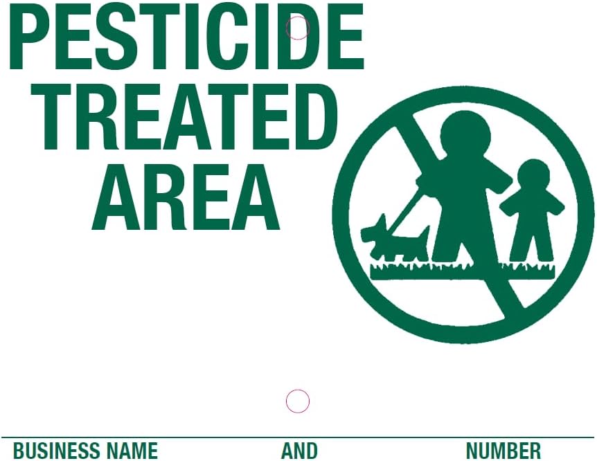 Lawn Treatment Application Stakes & NEW JERSEY Signs (Premium Style Stakes / 500 pc. Pack)