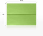 LUXPaper A7 Invitation Envelopes | Peel & Press | 5 1/4" x 7 1/4" | Fairway Metallic | 80lb. Text | 250 Qty