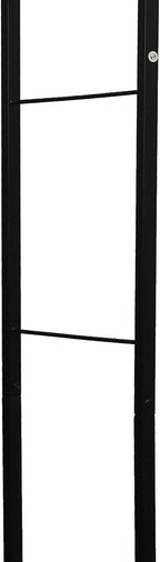 Steel Garden Arch, 7'2" High x 4'7" Wide, Garden Arbor for Various Climbing Plant, Outdoor Garden Lawn Backyard