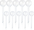 10 Pcs Clear Plant Watering Globes,Plastic Self-Watering Bulbs,Flower Automatic Watering Device,Garden Waterer for Plant Indoor Outdoor