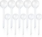 10 Pcs Clear Plant Watering Globes,Plastic Self-Watering Bulbs,Flower Automatic Watering Device,Garden Waterer for Plant Indoor Outdoor