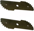 243801-00 2-Pack Edger Blades Replace for EB-007AL EB-007 243801-00 243801-02 40-519 243797-00 Fit for Black and Decker Craftsman LE750 Edge 2-in-1 Landscape Edger CMEED400