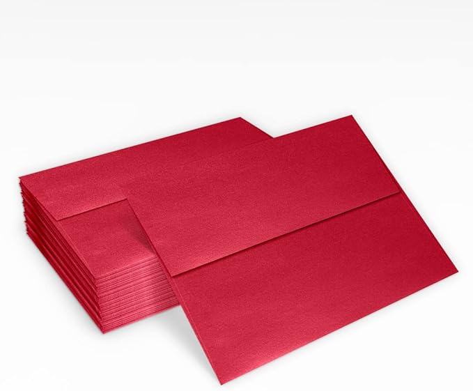 LUXPaper A7 Invitation Envelopes | Peel & Press | 5 1/4" x 7 1/4" | Jupiter Metallic | 80lb. Text | 500 Qty