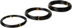 Quality Black Long Lasting Bonsai Training Wire Set of 3 Sizes - 1.0mm, 1.5mm, 2.0mm (32 Feet Each Size)