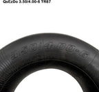 3.50/4.00-6 Inner Tube with TR87 Bent Valve Stem (1 Pack), for Hand Trucks, Utility Cart, Lawn Mowers, Wheelbarrows, Dollys, Scooters, Replacement 13x4.00-6,4.00-6 Tire.
