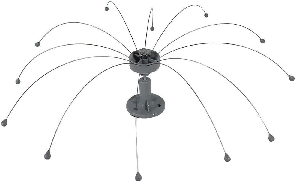 Bird Barrier Daddi Long Legs - 6 Ft | Scare Birds Away with Innovative Bird Spider Design | Bird Deterrent for Outside | Easy Installation on Roofs, Boats & HVAC Units | Durable Stainless Steel/Delrin