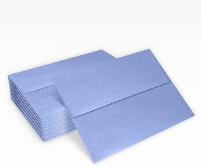 LUXPaper A7 Invitation Envelopes | Peel & Press | 5 1/4" x 7 1/4" | Vista Metallic | 80lb. Text | 500 Qty