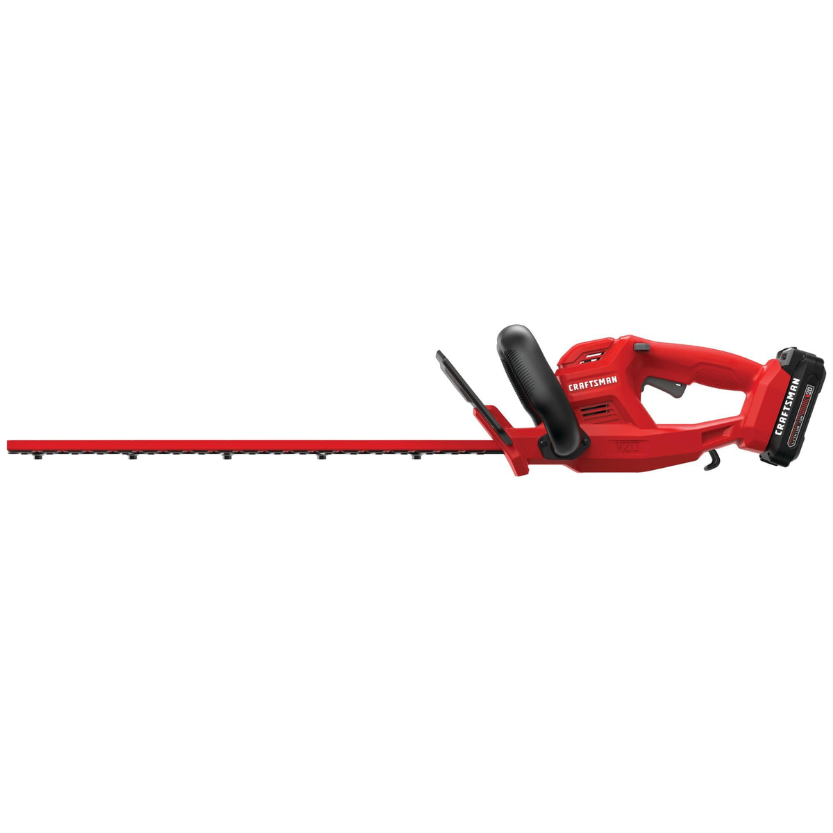 CRAFTSMAN V20 Cordless Hedge Trimmer with Battery and Charger Included, 20 in. Blade, Rechargeable Bush Trimmer Cordless, Lightweight (CMCHT810C1)