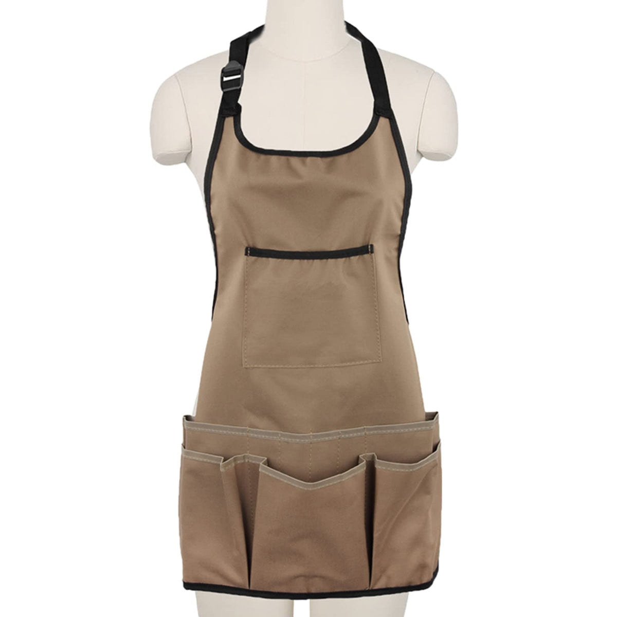 PATILWON Gardening Apron with Large Pockets for Women, 14 Pockets Waterproof Tool Apron, Work Apron Heavy Duty, Size M to XL