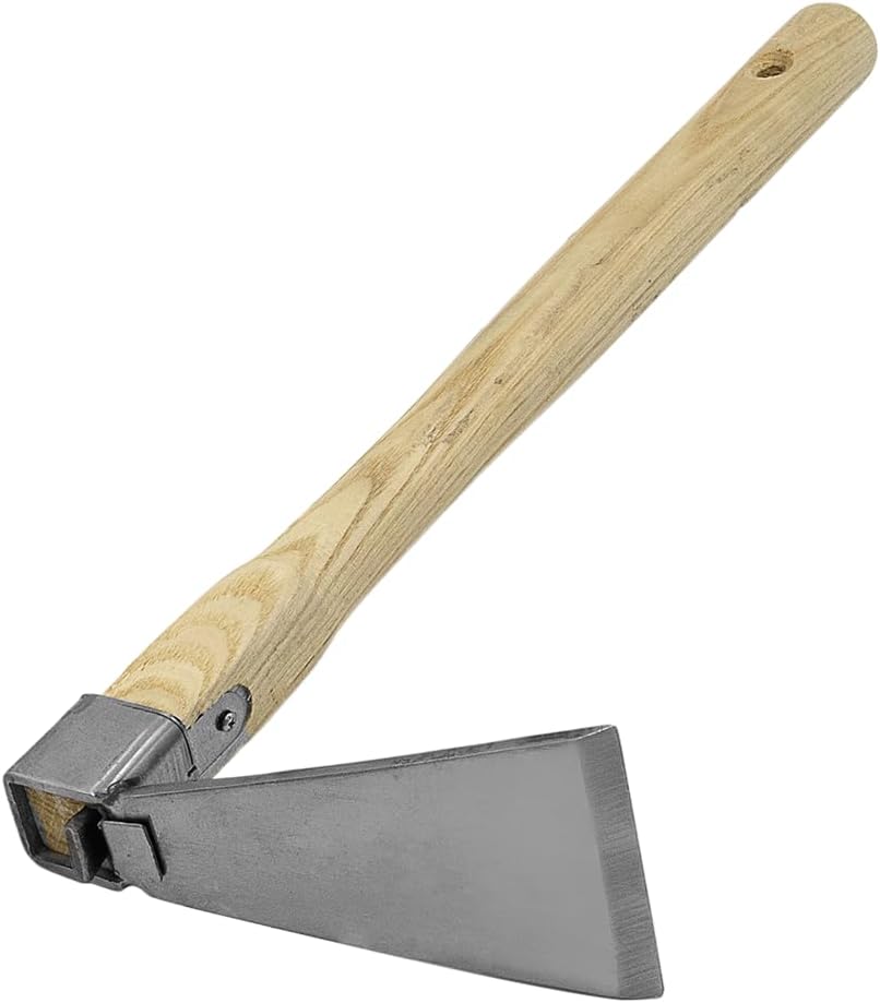 Zenport J6-02 Hoe, 15-Inch Handle, 5 Inch Stainless Steel Blades, Beige - 12 Pack
