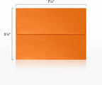 LUXPaper A7 Invitation Envelopes | Peel & Press | 5 1/4" x 7 1/4" | Flame Metallic | 80lb. Text | 500 Qty