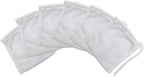 6 Pack Small Sized Filter Bags for Activated Carbon,3 by 4 inches High Flow Aquarium Mesh Media Filters Bag with Drawstrings for Fish Tank Charcoal Filter Bags