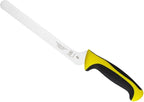 Mercer Culinary Millennia Color Handle Cutlery 8" Offset Bread Knife (Wavy Edge) Yellow