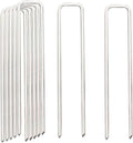 8 Gauge Ground Staples 6 Inch Landscape Staples 30Pack Metal Lawn Ground Barrier Cover Wire Heavy Duty U Stakes Pins