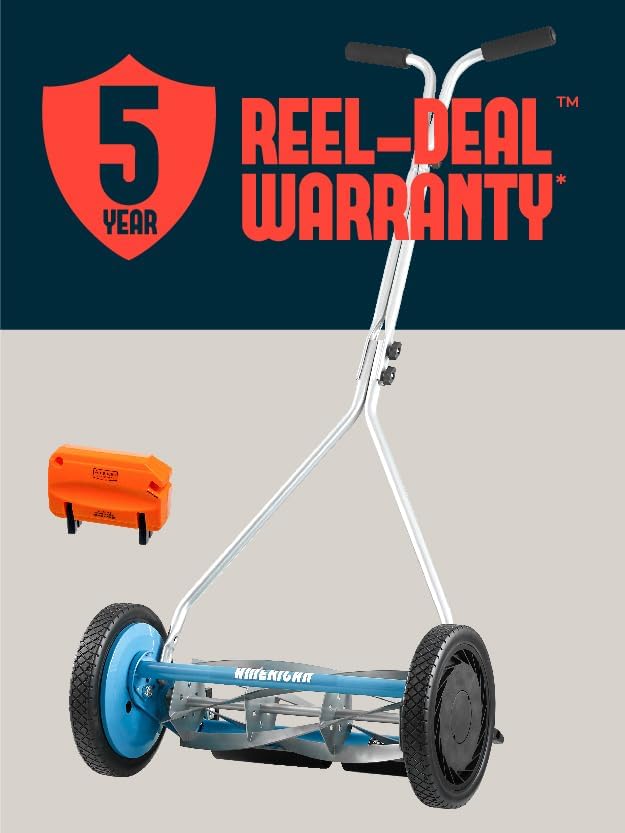 American Lawn Mower Company 1415-16SK2 16-Inch 5-Blade Push Reel Lawn Mower with Sharpener