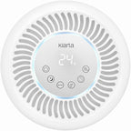 Humea Smart Evaporative Humidifier with WiFi & App Control - 3L Tank, 4 Speeds, 300ml/h - Quiet, Mist-Free, No White Dust - Nightlight - For Allergies, Dry Skin, Better Sleep - White