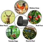 MEANCHEN Bird Netting 15x40 Ft, 1/2ln Mesh Heavy Duty Garden Netting for Plants, Fruit Trees, Vegetables Extra Strong Woven Mesh Netting Fencing, Against Birds, Deer, Poultry
