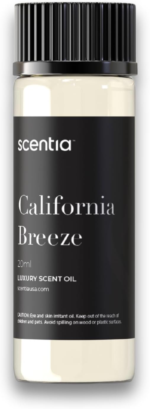 Hotel Diffuser Oil Inspired by The Delano Beach Club Hotel Scent - 20 mL 0.67 fl oz - Essential Oil Blend Orange, Green Tea & Jasmine for Aromatherapy Diffusers - California Breeze