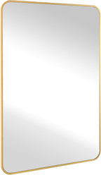 Black Bathroom Mirror,Rectangle 24 x 36 Inch Vanity Wall Mirror,Modern Mirror for Wall,Rectangular Mirror with Wood Frame for Bedroom Living Room Entryway