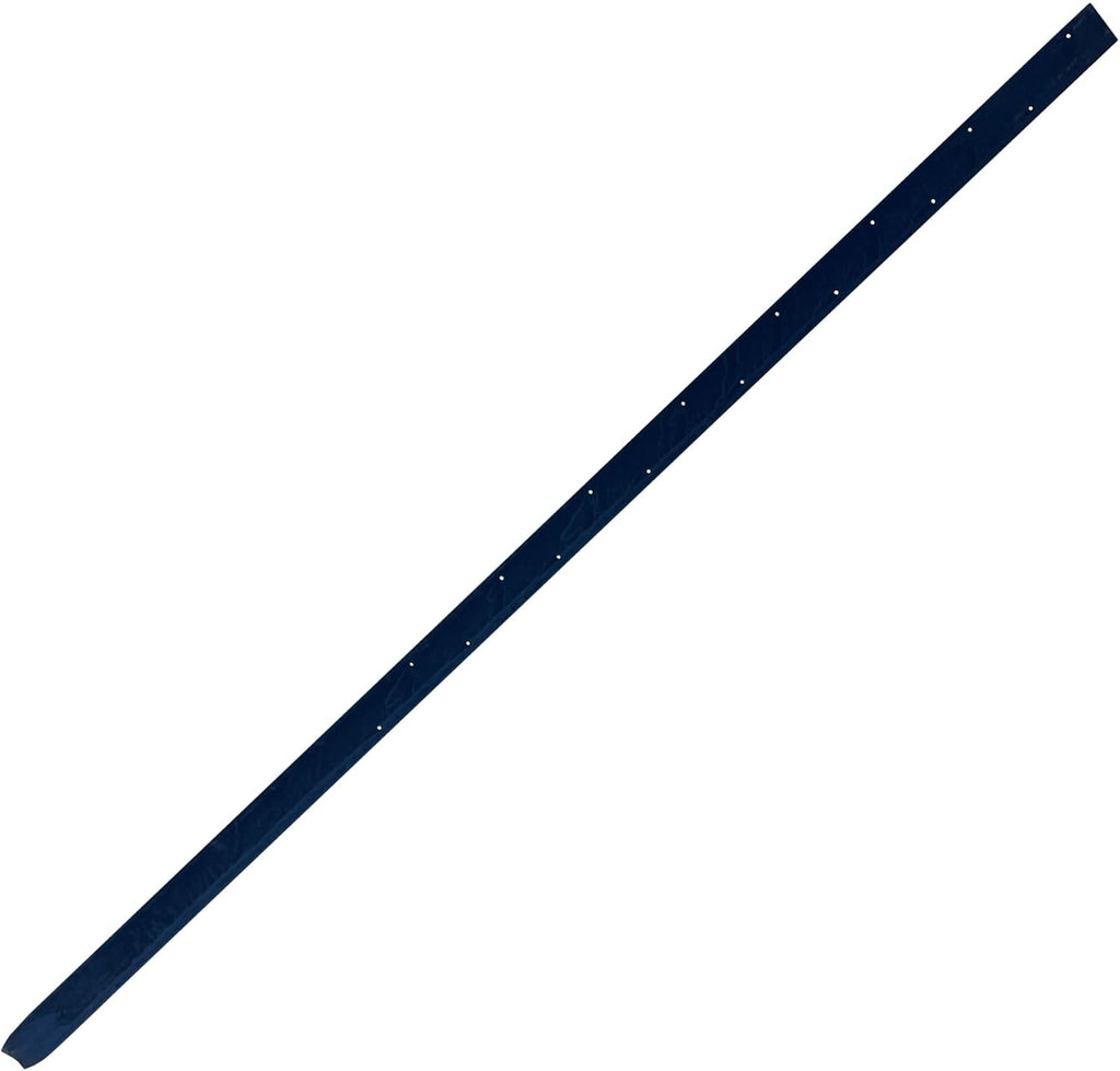 Sandbaggy Flat Steel Stakes for Concrete Forms with Nail Holes - 1.5" Wide - Painted - Removable, Reusable, V Point End - Construction Grade Stakes (5, 48 inch)