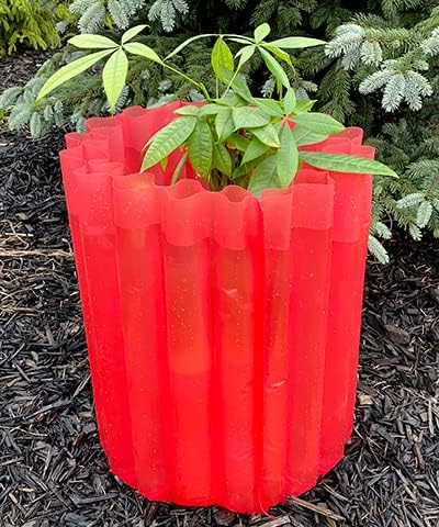 Bulk Buy of 27 Gardeneer Insulated Plant Protectors, Red